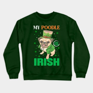 Irish Poodle Crewneck Sweatshirt